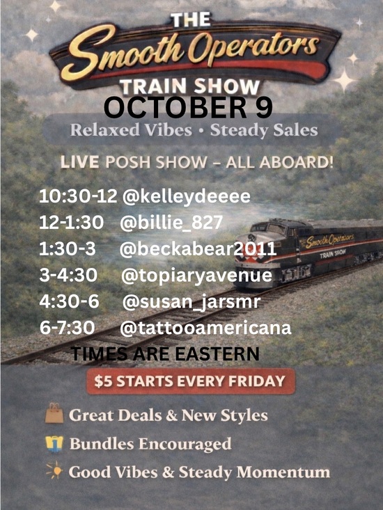 Tops - 🚂 The Smooth Operators 🚂 is LIVE now Every Friday Train Show